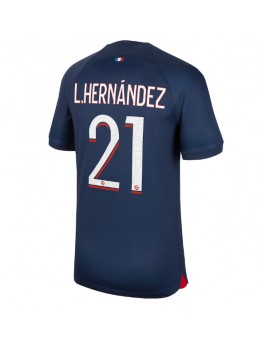 Paris Saint-Germain Lucas Hernandez #21 Replika Hemmakläder 2023-24 Kortärmad